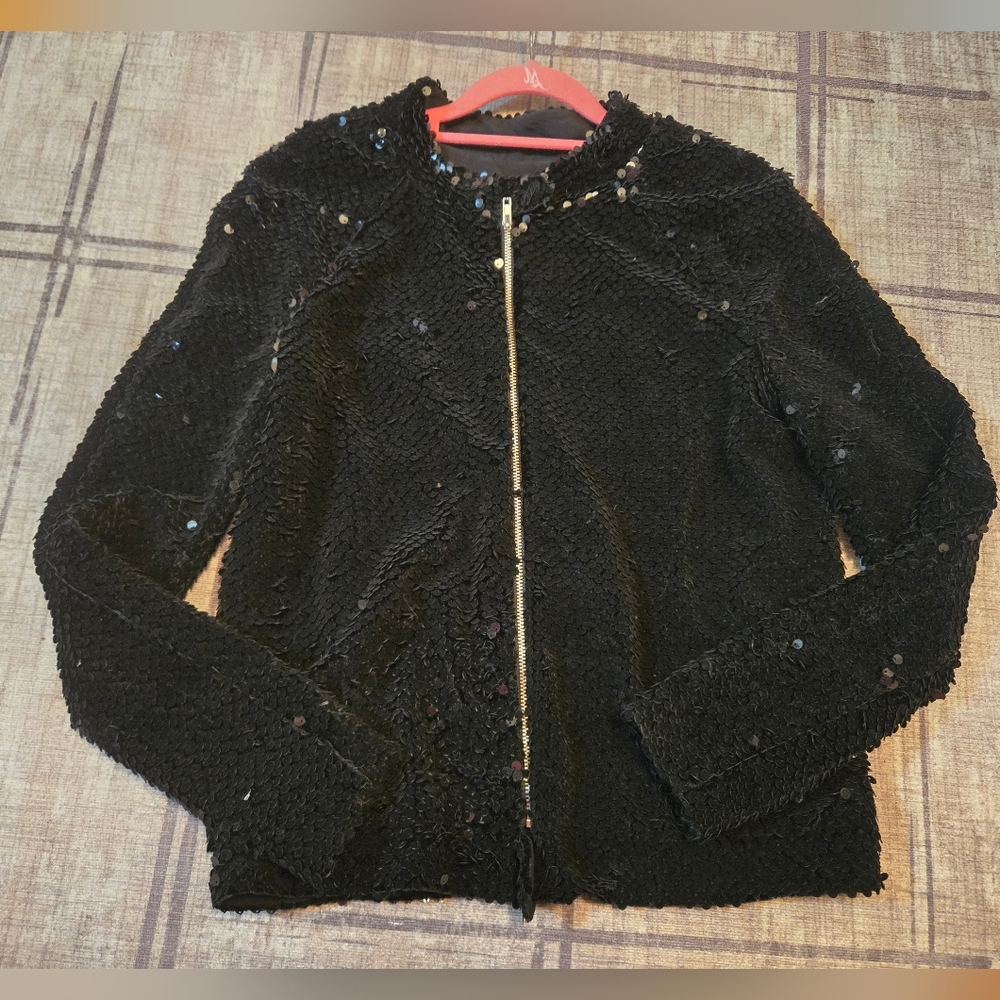 Sequin Black Sweater